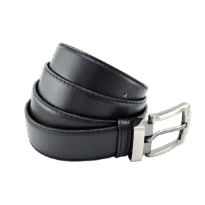 classic saddle stitched leather belt